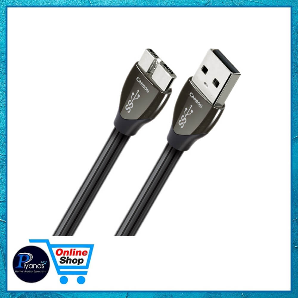 สาย USB AUDIOQUEST : USB-CARBON (A TO MICRO) (USB 3.0) (0.75M)